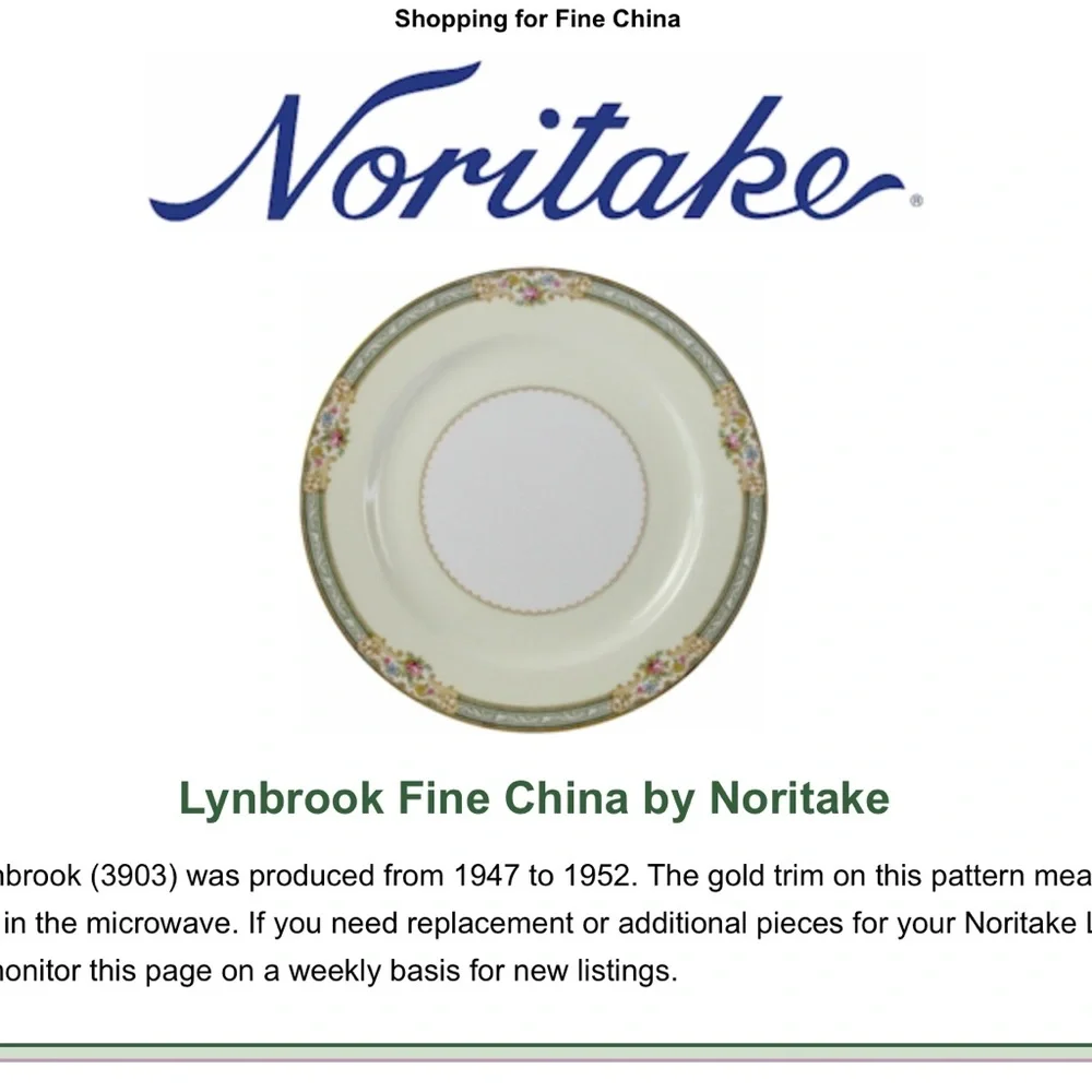 Noritake Lynbrook Made in Occupied Japan Cream & Gold Floral Gravy Boat w/ plate
